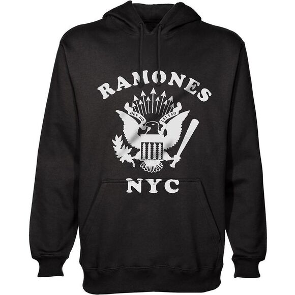 Ramones Unisex Adult New York Pullover Hoodie / Black